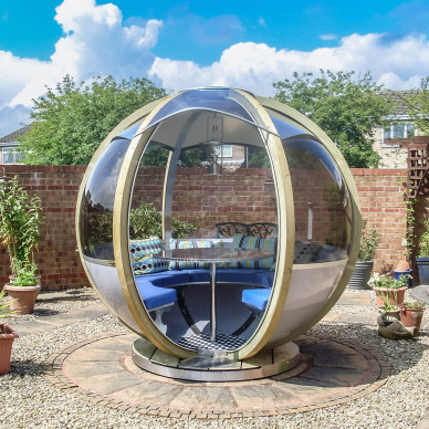 Ornate Garden Rotating Seater