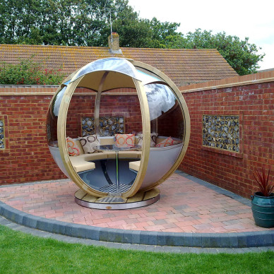 Ornate Garden Rotating Seater