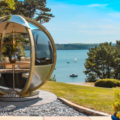 Rotating Garden Pods uninterrupted panoramic views