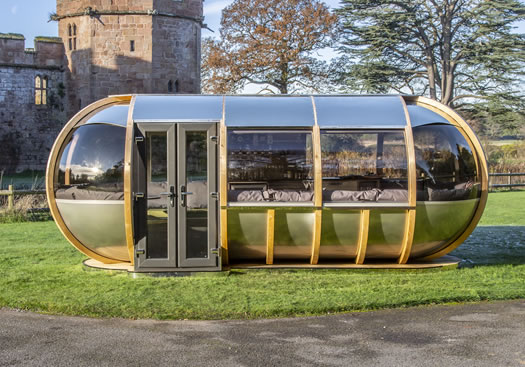 Rotating Pod Ovalhouse Bar All-season Garden Room